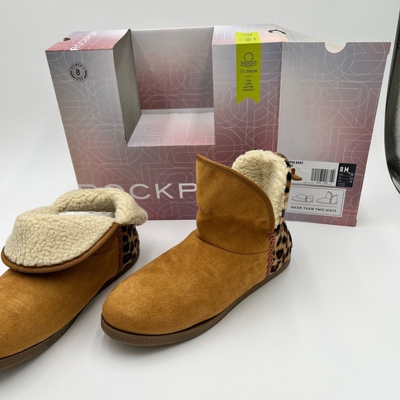 ☕️ Women’s Rockport TruTech Veda Slipper Boot NIB - Picture 3 of 13
